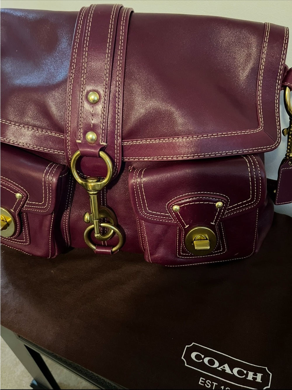 Beautiful Brooklyn Style Vintage Coach bag - Picture 3 of 5